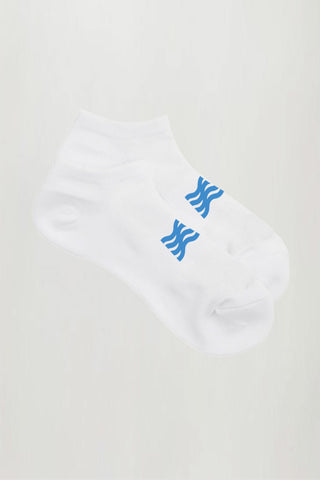 pure by luce sustainable white sport socks made in Portugal